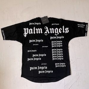 Palm Angels All Over Logo Shirt Crewneck